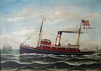 O/C The Tug SAMSON by Otto Muhlenfeld