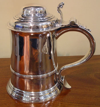 Silver Tankard by William Shaw & William Priest