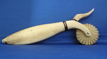 Scrimshaw Jagging Wheel with Baleen Ring