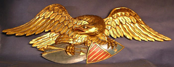 Large Artistic Carving Co Eagle