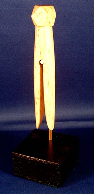 Antique Scrimshaw Clothes Pin