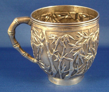 Chinese Export Silver Cup