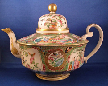 Rose Medallion Tea Pot