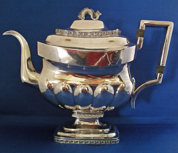 American Silver Tea Service By William Thompson, New York