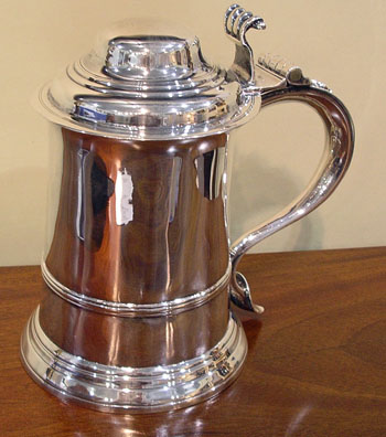 Silver Tankard by William Shaw & William Priest