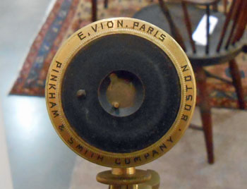 Brass Telescope on Stand from Boston