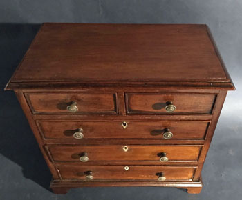 Miniature Mahogany Chest of Drawers