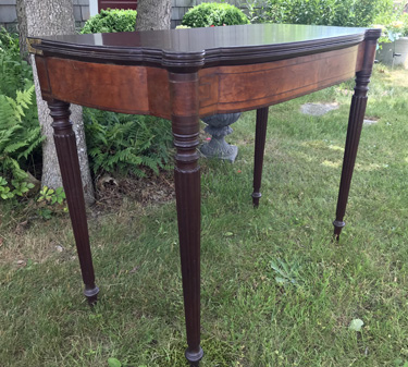 Portsmouth NH Sheraton Card Table