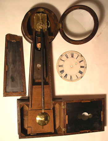 Banjo Clock attributed to Hatch