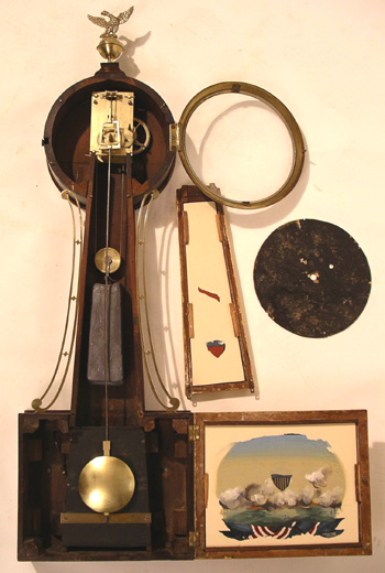 T-Bridge Banjo Clock with Naval Battle Tablet