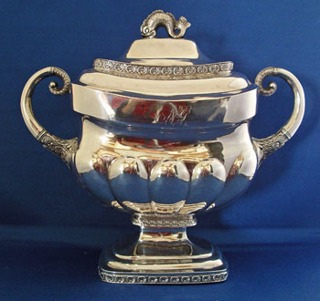 American Silver Tea Service By William Thompson, New York