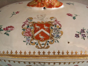 Armorial Soup Tureen and Undertray, Arms of SAYER