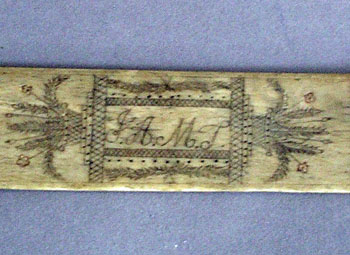 Scrimshaw Busk- Engraved Forget Me Not