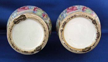 A Pair of Mandarin Vases