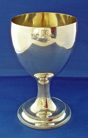 Silver Chalice by Charles Wright London 1778