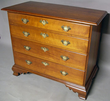 New London County Connecticut Cherry Chest of Drawers