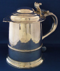 English Silver Tankard 1711 by Richard Green