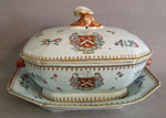 Armorial Soup Tureen and Undertray, Arms of SAYER