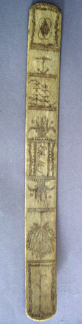 Scrimshaw Busk- Engraved Forget Me Not