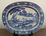 Chinese Export Hunt Platter