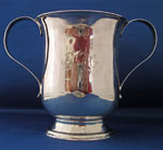 Silver Double Handled Mug