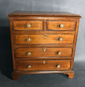 Miniature Mahogany Chest of Drawers